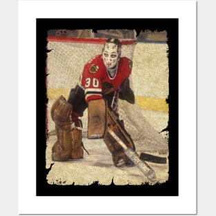 Murray Bannerman, 1985 in Chicago Blackhawks Posters and Art